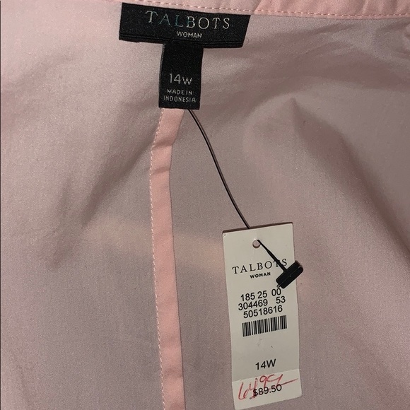 NWT PinkTalbots ladies button up shirt - Picture 7 of 8